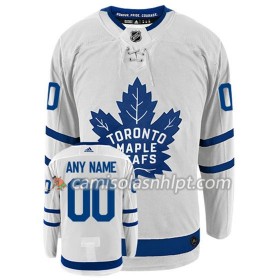 Camisola Toronto Maple Leafs Blank Personalizado Adidas Branco Authentic - Homem